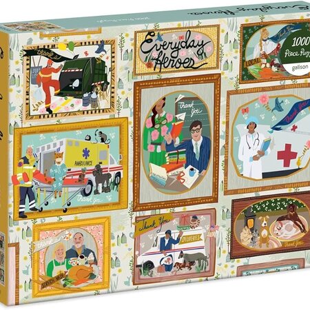 Galison puzzle 1000 pieces - Everyday Heroes