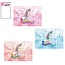 Unicorn puzzles 8.5x12cm 12 pieces 4 assorted