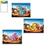 Dino 12pcs. puzzles 8.5x12cm 4ass.