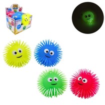 Puffer Face Ball 14cm 4 sortenrein
