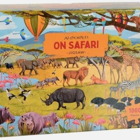 Puzzel 1.000 stuks - Safari Wild Animals
