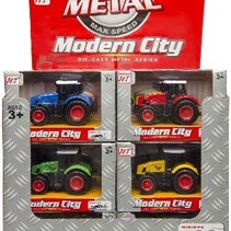 Die Cast Tractor 12x8x6cm 24 in display