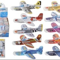 3D Airplane 9cm foam 2 pieces in bag