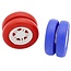 Yoyo 4 cm Rad Rot/Blau