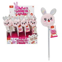 Hasen-Pompon-Stift, 26 cm, im Display