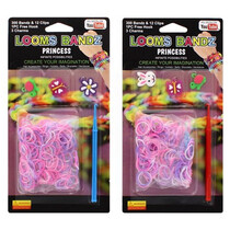 Loom bands 300 bands Princess 12x23cm