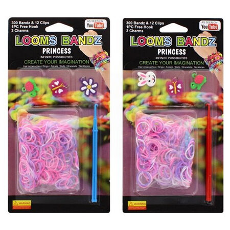 Loom bands 300 bands Princess 12x23cm