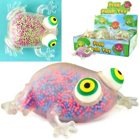Quetschen Sie 9cm Frog/Kikker 3ass.