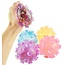 Squeeze noppen knijpbal 8cm, 4 assorti