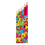 Pencils (6 pcs. in a box, 9x4.5x1cm) - Emoji