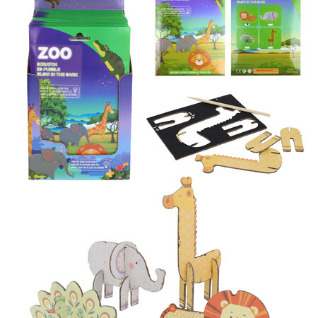 Zoo Magic Farbkratzbild-Set 4