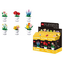 Pleyerid Flowers Bricks Orange 9x6x15,5cm - Potted Plants