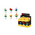 Pleyerid Flowers Bricks Orange 9x6x15,5cm - Potted Plants