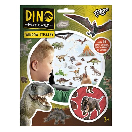 Totum - Dino Window Stickers 22x16cm