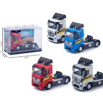 LKW aus Druckguss, 10 x 4 x 4 cm, verschiedene Farben, stapelbar