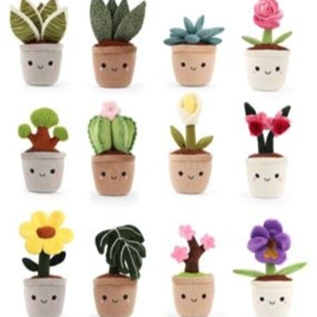 Plush 14cm plants 12 assorted in display