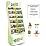 Pluche 12cm tuinplanten 8 assorti in display