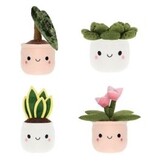 Pluche 12cm tuinplanten 8 assorti in display