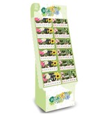 Plush 12cm garden plants 8 assorted in display