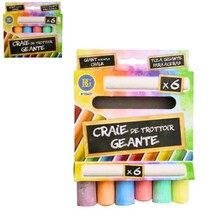 Stoepkrijt, 6 stuks in een doos, 14,5 x 2,5 x 13 cm