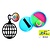 Beachball set scratch Velcro 18.5cm