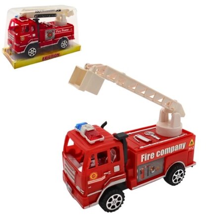 Brandweertruck 17cm 2 assorti