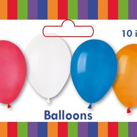 10 Luftballons, sortiert, 25 cm