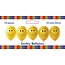 Balloons 25cm Retro Smiley 10 pieces
