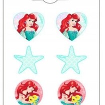 Disney Ariel earrings, set of 3, 12x6 cm