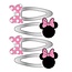 Minnie Mouse oorbellen 4-pack