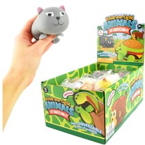 Squeeze cat 10cm, 3 assorted