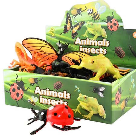 Insecten 12 assorti, 10-23cm
