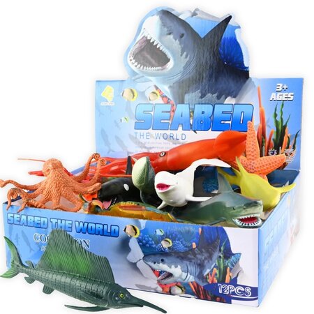 Sea animals 12assorti, 11-23cm