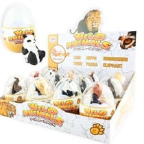Wild Animal pull-back, 5 assorted, 12cm
