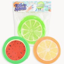 Frisbee melon splatch 3 assorted, 14cm