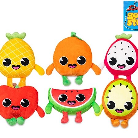 Grote Frisse Kawaii Fruit Pluche/Knuffel 18cm - 6 assorti