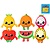 Pluche 18cm Kawaii Fruits 6ass.