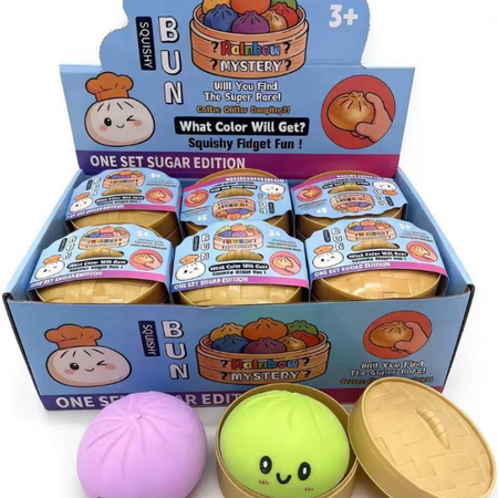 Squishy Dumpling  8,5 cm - 12 stuks in display