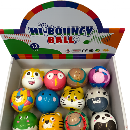 High Bounce ball 65mm - Animals