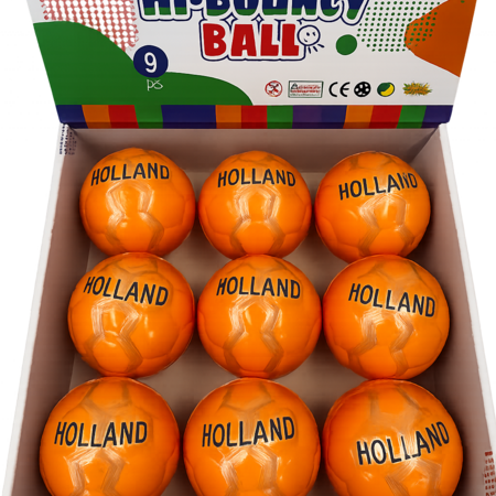 Ball with a high bounce angle (90 mm) – Netherlands Orange