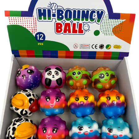 High Bounce ball 65mm - Bubble Faceballs ass