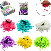 Magische worm 50 gram, 6 assorti