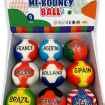 High bounce ball 90mm - Landen ass
