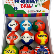 High bounce ball 90mm - Landen ass