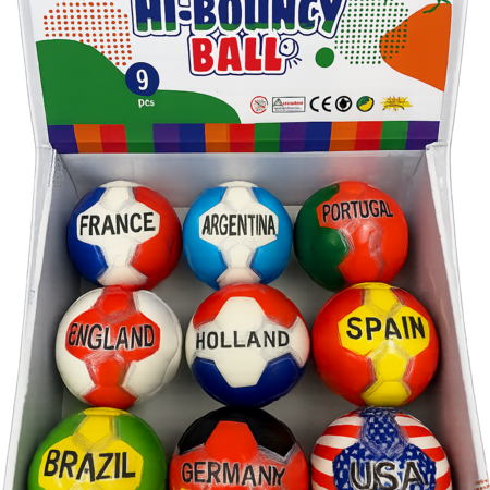 High bounce ball 90mm - Landen ass