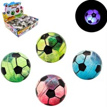 Football 4 assorted 60mm with light
