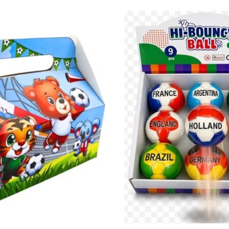Kombi-Angebot: Menübox + High Bounce WK-Ball (65 mm)