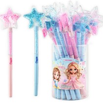 Pen 23cm Star & Glitter 2ass.