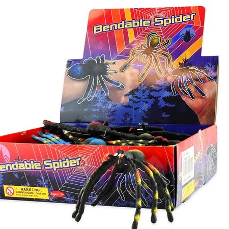 Bendable spiders 17cm