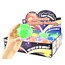 Bouncy ball 7.5cm with light, 6 assorted.